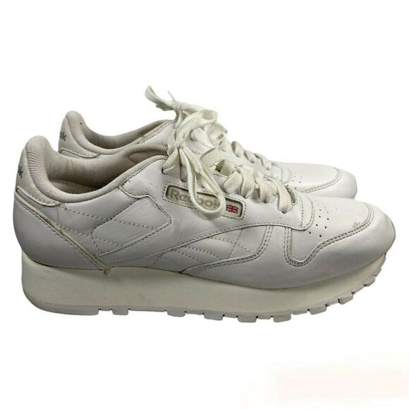 Reebok Shoes - Reebok Classics RB 302 White Women's Leather Upper Running Shoes Size US 7
